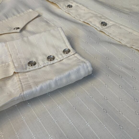 Rare Vintage 1980s Ruddock Bros Pearl Snap Men's Western Shirt – XLarge - Picture 3 of 7